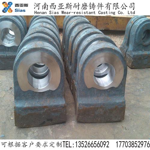 可提供圖紙定做 礦山設(shè)備破碎機(jī)配件 合金高錳復(fù)合錘頭 高鉻錘頭